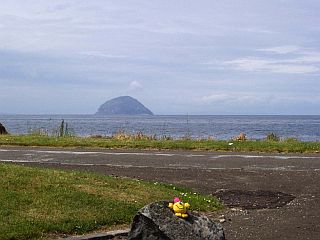 Mound in the distance