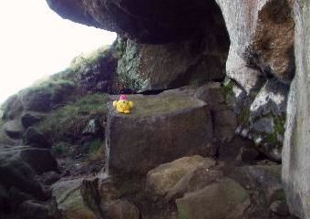 Mr M among the rocks